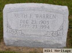 Ruth F Warren