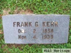 Dr Frank Gault Kerr