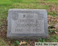 Christine E Johanning