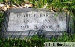 Pearl P Barton