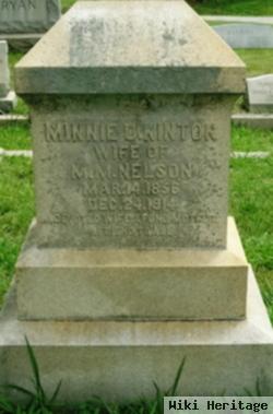 Araminta D "minnie" Kinton Nelson