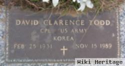 Corp David Clarence Todd