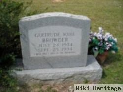 Gertrude "trudy" Fairley Ware Browder