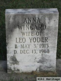 Anna Wingard Yoder