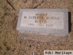 M. Alberta "bobbie" Boyer