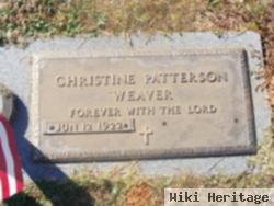 Christine Patterson Weaver