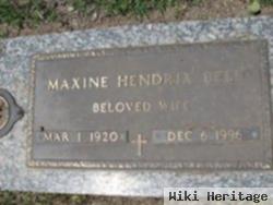 Maxine Hendrix Bell