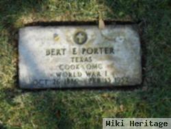 Bert Elmer Porter