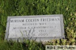 Miriam Colvin Meyer Friedman