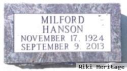 Milford Harland Hanson