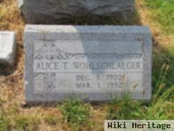 Alice T Gast Wohlschlaeger