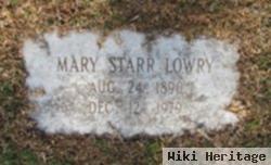 Mary Starr Lowry