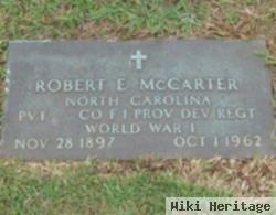 Robert E Mccarter