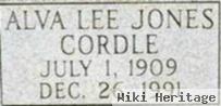 Alva Lee Jones Cordle