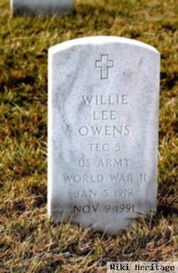 Willie Lee Owens