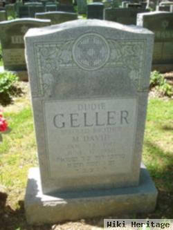 M. David "dudie" Geller