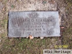 William D Starling