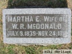 Martha E. Mcdonald