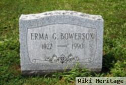 Erma G "toots" Bowersox
