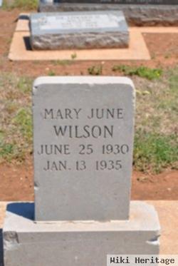 Mary June Wilson