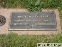 Anice W Stauffer