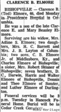 Clarence B "ted" Elmore