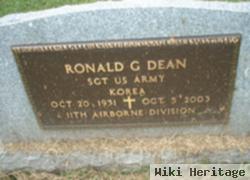 Ronald G Dean