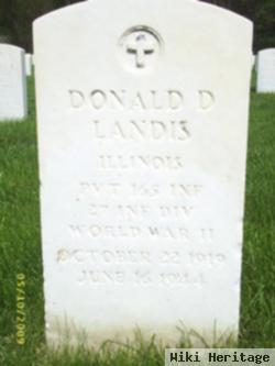 Pvt Donald D Landis