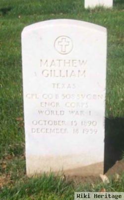 Mathew Gilliam