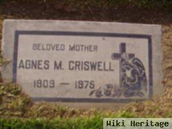 Agnes M Criswell