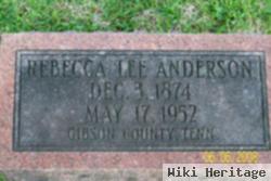 Rebecca Bell Lee Anderson