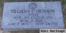 Pvt Tillman C. Hendon