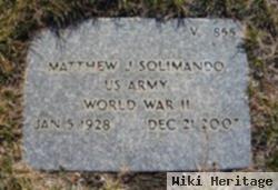 Matthew Joseph "matt" Solimando