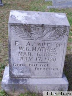 Elizabeth Adeline "adeline" Gentry Mathes