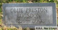 Ollie Preston Logsdon