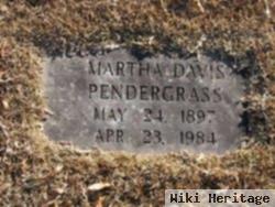 Martha Davis Pendergrass