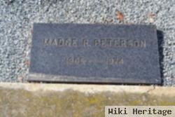 Madge R Peterson