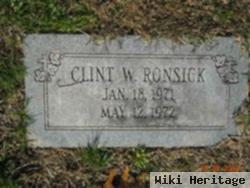 Clint W. Ronsick