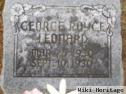 George Royce Leonard