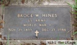 Broce W. Hines