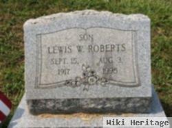 Lewis W Roberts