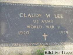 Claude W Lee