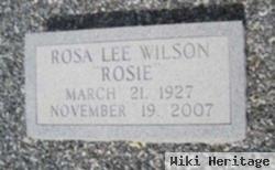 Rosa Lee "rosie" Wilson