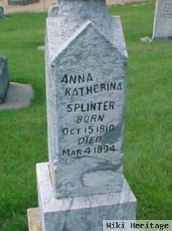 Anna Katherina Splinter