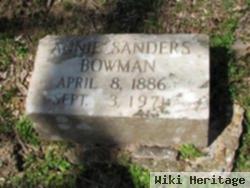 Annie Sanders Bowman