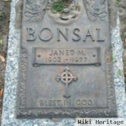 Janet M Bonsal