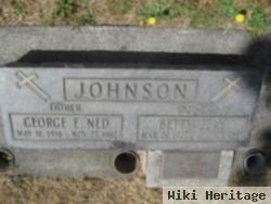 George E "ned" Johnson