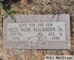 Billy Wade Blackburn, Sr