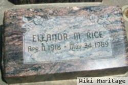 Eleanor M Rice