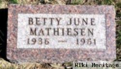 Betty June Mathiesen